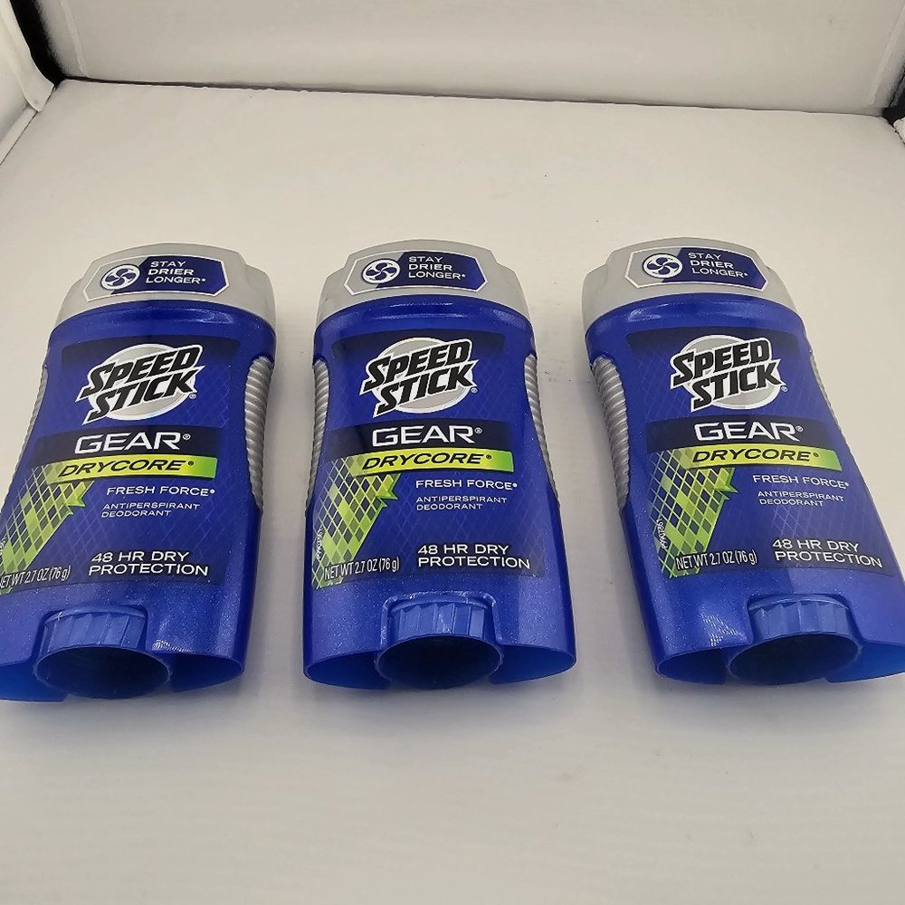 Speed Stick Gear Drycore Men's Antiperspirant & Deodorant Fresh Force ( 3pcs )